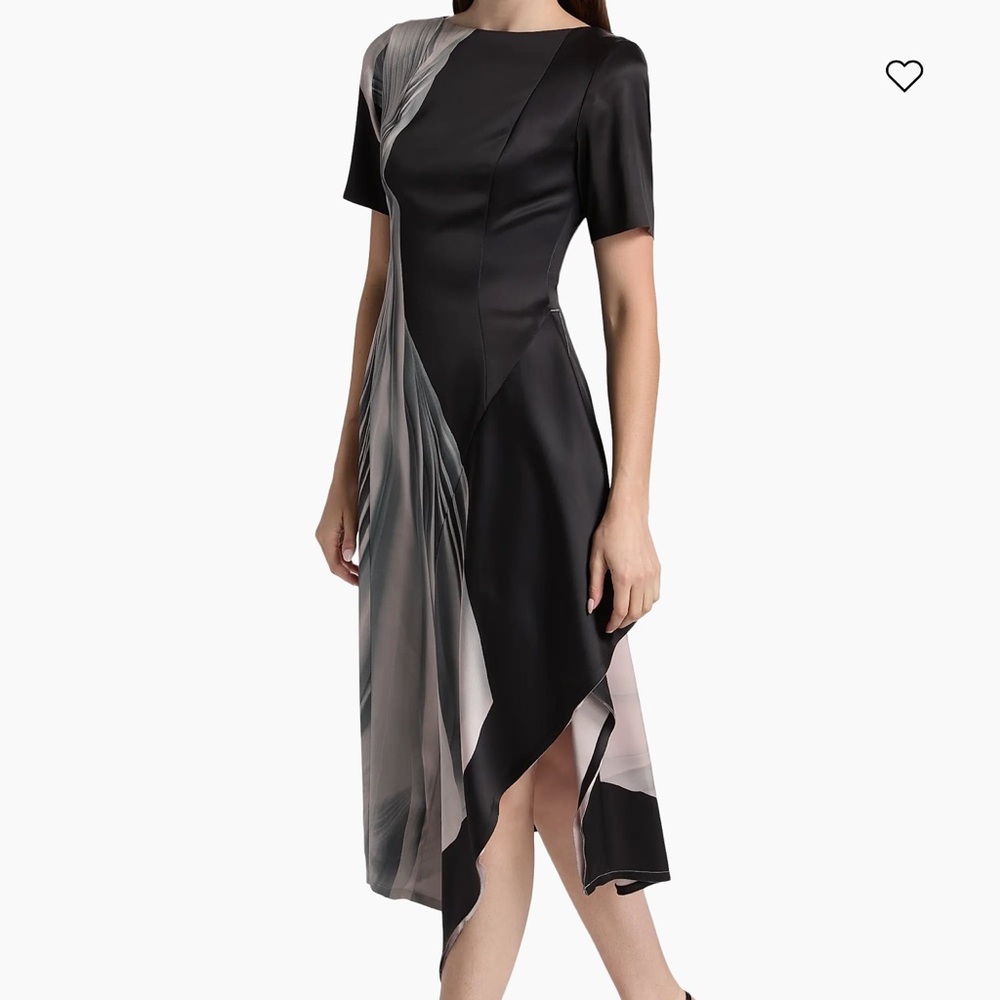 Elegant Jason Wu  Draped Midi Dress size 8 - Picture 6 of 10